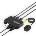 KVM Switch USB Switch Shared Controller Hub Adapter USB2.0 4 Inputs 4 Outputs For Laptop Computer Printer Keyboard Mouse Monitor.