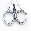 Folding Scissors Pocket Cutter Blade stainless Scissor Stationery Paper Office for Student School.