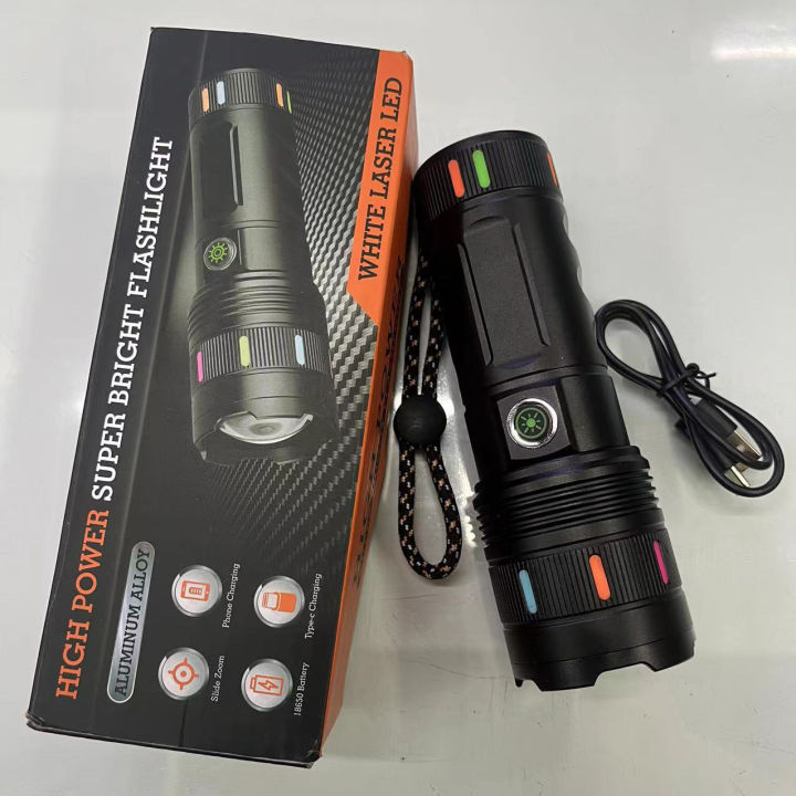 %F0%9F%94%A6%F0%9F%92%A1%20Powerful%20Aluminium%20Alloy%20Flashlight%20%E2%80%93%20White%20Laser%20LED%20Torch%20with%20Fluorescent%20Night%20Glowing%20Strip%20%7C%2018650mAh%20Rechargeable%20Battery,%20800M%20Long%20Range,%20Waterproof,%20Type-C%20USB%20&%20Digital%20Display%20%F0%9F%8C%9F%20-%20Image%202