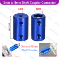 3mm to 8mm Shaft Joint Coupler Connector 3-8mm Clamp Universal Joint Stepper Motor Coupler For CNC 3D Printer Parts Gadget PCB.