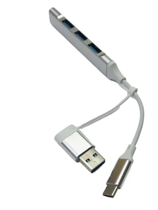 ph USB C Hub 4 Multi-Port USB Type-C Hub With USB2.0 USB3.0 OTG Function USB Splitter Adapter Compatible For Win7/8/10