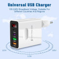 45W PD USB Fast Charging Type C 4 Ports Quick Charger 3.0 For Adapter Podazz. 