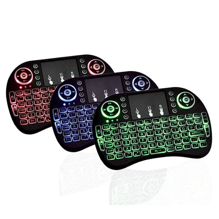 Touchpad Mouse Mini Gaming Keyboard RII I8 Backlit Keyboard RGB Keyboard Gaming Mouse Wireless Mouse Keyboard Combo Keyboard Price Bangladesh BD