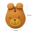 Wired Gaming Mouse Bear Shaped Color Streamline Design 1000DPI Computer Mice. 