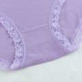 1 PCS Women's Solid Color Panties Lace Underwear.