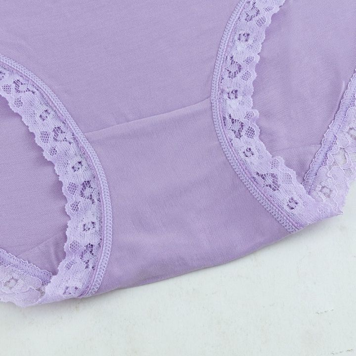 1%20PCS%20Women's%20Solid%20Color%20Panties%20Lace%20Underwear%20-%20Image%206