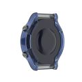For Huawei Watch GT 2 Pro / GT 2 ECG Half Coverage Hollowed TPU Protective Case(Transparent Blue).