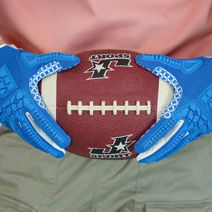 Seibertron%20Lineman%202.0%20Padded%20Palm%20American%20Football%20Receiver%20Gloves%20Flexible%20TPR%20Impact%20Protection%20Rugby%20Blue%20Glove%20Adult%20-%20Image%206