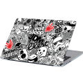 LPTP - 840 EAT SLEEP JDM Laptop Sticker Laptop Skin Sticker & Laptop Skin for laptop Back Side Decoration. 