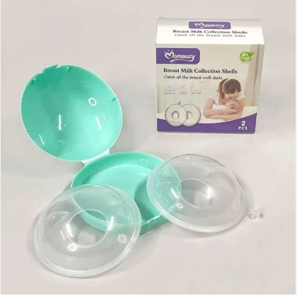 2pices Silicone Wearable Breast Milk Collector With Carrying Box by Kafela