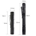 Portable High Power Led Flashlights Mini Edc Torch Pocket Pen Light Self Defense Lanterns AAA Battery Flashlight Camping Fishing. 