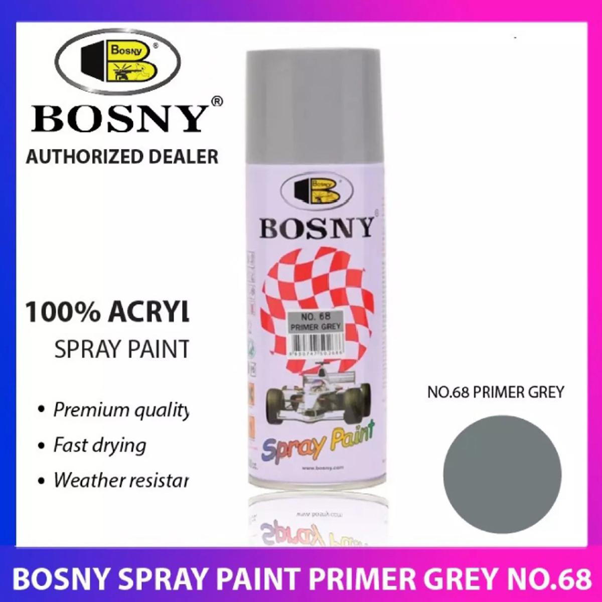 Bosny Pure Acrylic Primer Grey 400 ml