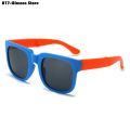 2023 Children's Folding Sunglasses Baby Bicolor Eyeglasses Summer Travel for Boys and Girls Солнцезащитные очки.