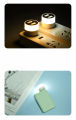 USB Mini Light Plug And Play Usb Gadgets Hub 2Ports Gift ,Small Book Lamps LED Eye Protection Reading Desk Lighting For Computer. 