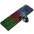 T-WOLF Thunderwolf TF-380 Rechargeable Wireless Keyboard Mouse Glowing Gaming Computer Keyboard & Mouse Combo Spanish.