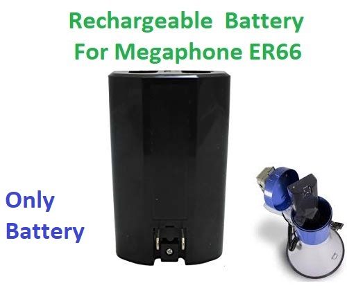 Rechargeable Battery For Megaphone ER66 Hand Mike 1 Pcs