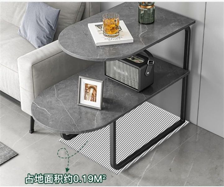 metal park Sofa Side Table Small Coffee Table Small Square Table Living Room Home Small Side Cabinet Small Table