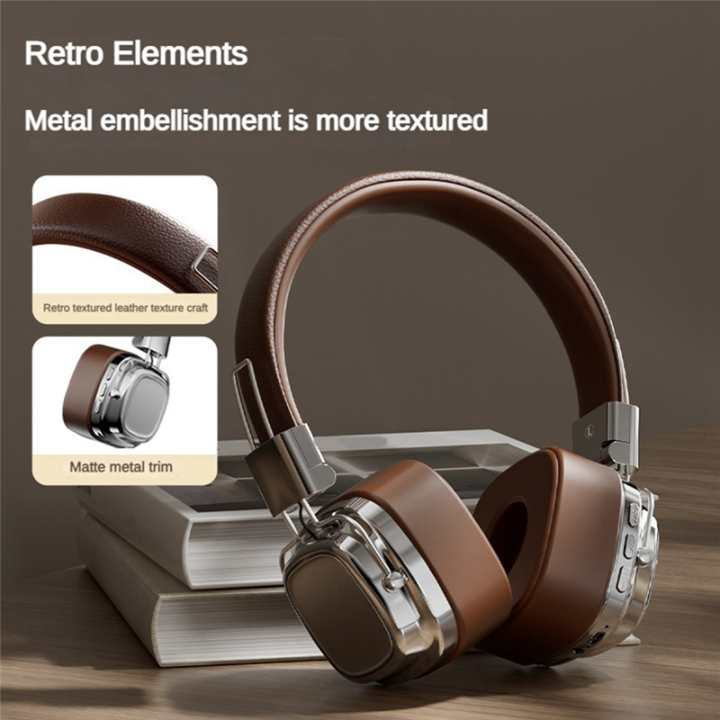 Retro%20Classic%20over%20Ear%20Headsets%20Studio%20Stereo%20Bluetooth5.3%20Wireless%20Headphones%20Touch%20Control%20Type%20C%20Earphones%20Durable%20Easy%20Install%20-%20Image%205