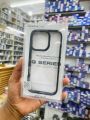 For iPhone 16 / iPhone 16 Plus /iPhone 16 Pro / iPhone 16 Pro Max- Luxury Premium Quality Antibacterial Q Series Clear Glass Case Cover - Phone - Phone Back Cover. 