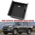 For 4Runner 2010-2018 Armrest Storage Box Center Console Bin Organizer. 