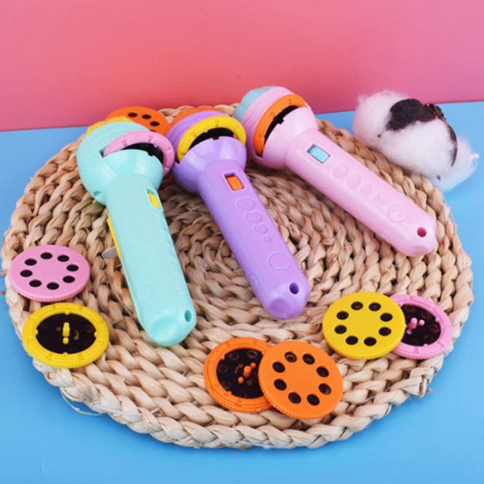 Kids Projection Torch Flashlight Learning Toy