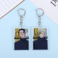 Jujutsu Kaisen Anime Figures Gojo Satoru Geto Suguru Cosplay Acrylic Key Chains BAWEI. 