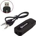 USB Bluetooth Music Receiver Adapter - Black. 