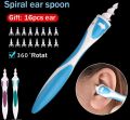 16pcs Silicone Ear Cleaning Kit For Beauty Health And Health Care Ear Wax Remover Tool Spiral Earwax Cleaner for Childrens Adult. 