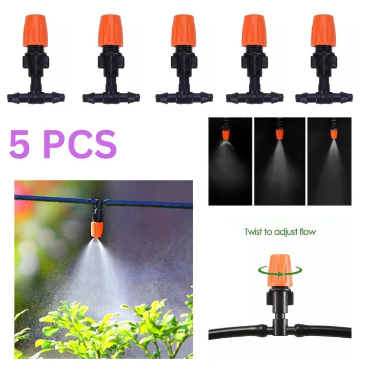 Atomization%20Nozzle%20(5-Pcs)%20Misting%20Flow%20Adjustable%20Plastic%20Fogger%20With%204mm%20Tee%20(5-Pcs)%20for%20Field%20Crops,%20Vegetables,%20Nursery,%20Garden%20Irrigation%20as%20well%20as%20Temperature%20Control%20in%20Poultry%20and%20Dairy%20Farm.%20-%20Image%202