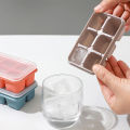 6 Grid Ice Tray Mold Ice Cube Mold Ice Maker Food Grade Silicone Ice Cube Mold.