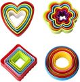 🍪 Cookie Cutters Set (5pcs) – Fun Shapes for Easy Baking & DIY Treats 🌟🌸🎄❤️🍪 (Shapes: Flower, Gingerbread, Heart, Round, Square, Star, Tree) – Perfect for Cookies, Fondant & Crafts!. 