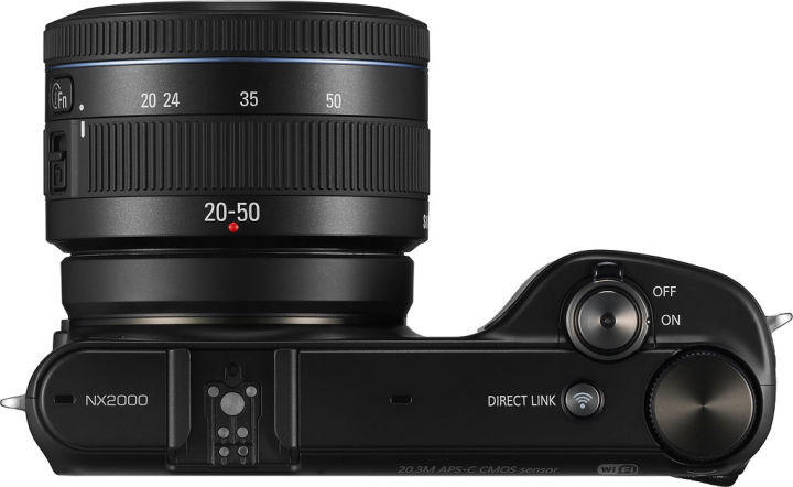 Samsung%20NX2000%2020.3MP%20CMOS%20Smart%20WiFi%20Mirrorless%20Digital%20Camera%20with%2020-50mm%20Lens%20and%203.7"%20Touch%20Screen%20LCD%20(Black)%20-%20Image%202