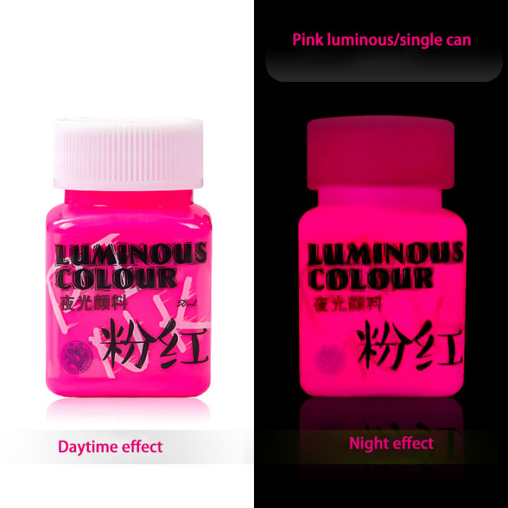 Fluorescent%20Acrylic%20Glow%20In%20The%20Dark%20Paint%20Brightness%20Luminous%20Student%20Hand%20Painted%20DIY%20Textile%20Wall%20Light%20Absorbing%20Pigment%20-%20Image%207