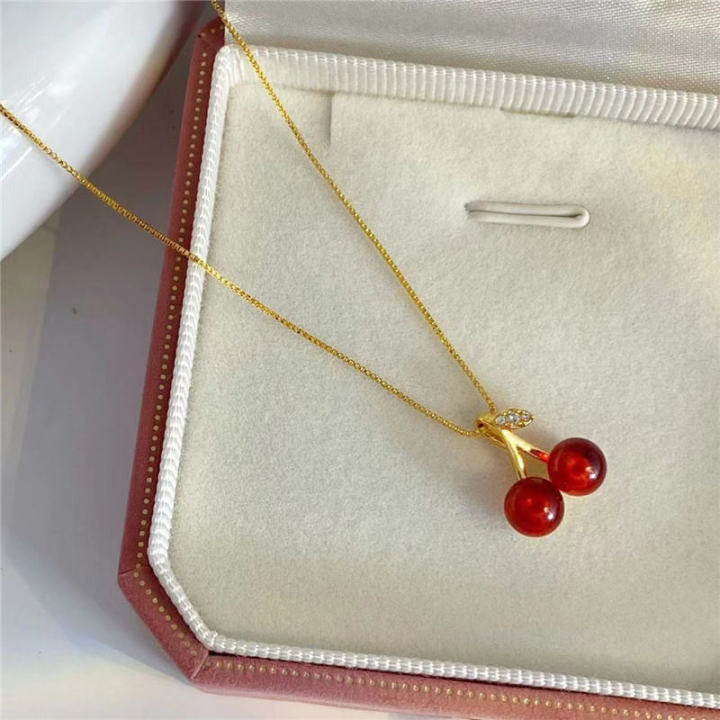 Fashion%20Red%20Cherry%20Necklace%20Sweet%20Ruby%20Summer%20Chic%20Rhinestone%20Cubic%20Zirconia%20Gold%20Pendant%20Necklace%20Clavicle%20Chain%20for%20Women%20Girls%20Boho%20Wedding%20Jewelry%20Gifts%20-%20Image%207
