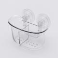 Double Strong Vacuum Suction Cup Storage Box Rack Bathroom Shelf Wall Stand Rack. 