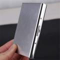 Metal Aluminum Wallet RFID Blocking Crash Proof Credit Card Holder Case Pocket. 