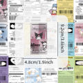 10/30/60pcs Cute Sanrio Sealing Labels Stickers Anime Pochacco Hello Kitty Cartoon Decals Waterproof Kids Kawaii Cartoon Sticker.