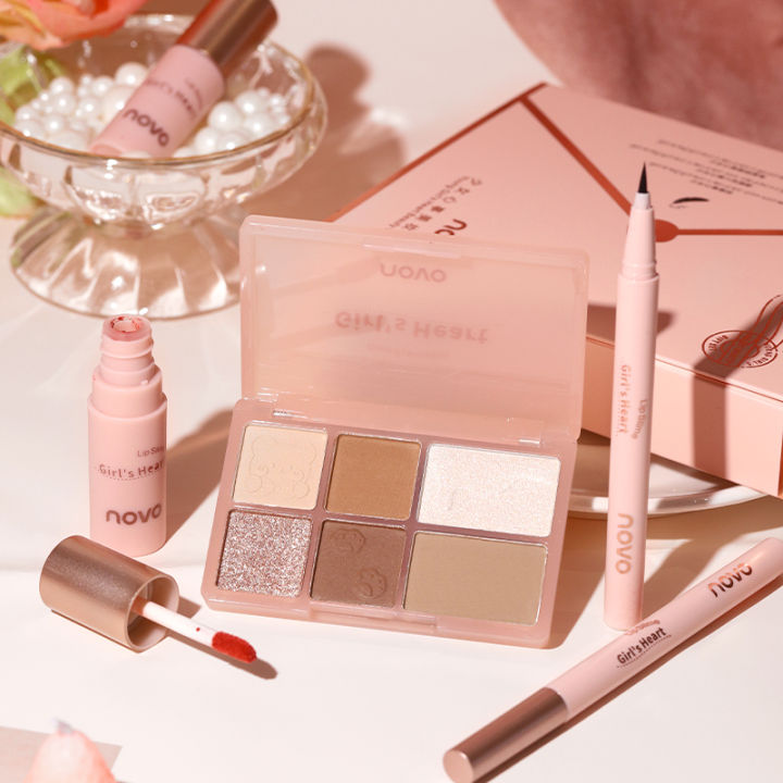 Girls'%20Heart%20Beauty%20Makeup%20Kit%20Female%20Makeup%20Eye%20Shadow%20Lip%20Gloss%20Eyeliner%20Waterproof%20Sweat-proof%20Women%20Cosmetics%20Makeup%20Set%20-%20Image%204