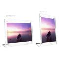 A4 Acrylic Photo Frame Display Stand Paper Holder Certification Holder for Bedroom Dormitory Tabletop Decorations. 