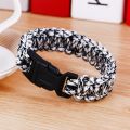 【Exclusive】 Mutil Colors New Outdoor Camping Survival Paracord Bracelet For Hiking Buckle Wristband Bangles Women Male Jewelry Gift. 