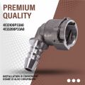1Pc for 5 Series X3 X4 B48 Engine Return Pipe, Coolant Hose, Cylinder Body Return Pipe, Right Angle Aluminum Head. 