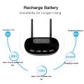 (New)B28 2 in 1 Dual Antenna Style Bluetooth 5.0 Audio Adapter Transmitter Receiver, Support Optical Fiber y AUX y LED Indicator. 