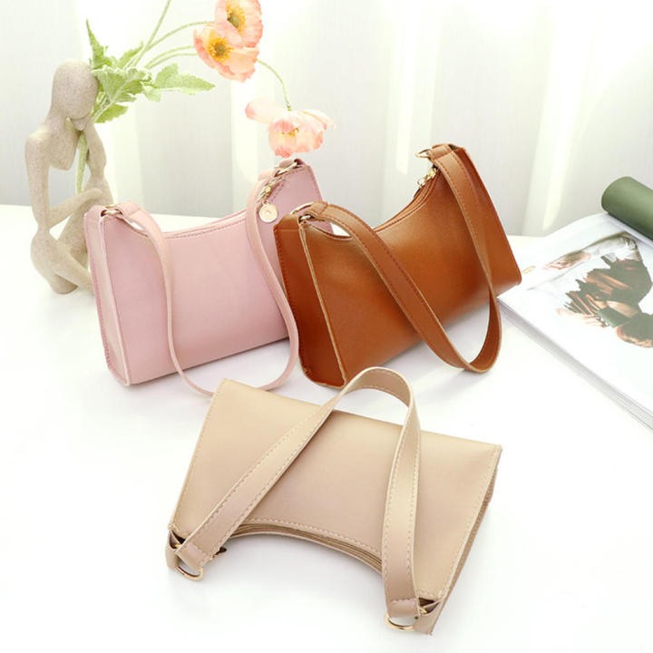 Spacious%20Women's%20bag%20Elegant%20PU%20leather%20Fashionable%20Leather%20handbag%2022*15cm%20Zipper%20underarm%20bag%20for%20Daily%20use%20Work%20bag%20Shopping%20bag%20Party%20accessory%20Travel%20companion%20-%20Image%204