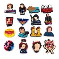 American Classics Stranger Things Series Graffiti Series Shoe Charms for Clogs DIY Decoration Shoe Flower Shoe Decoration Accessories Wholesale. 