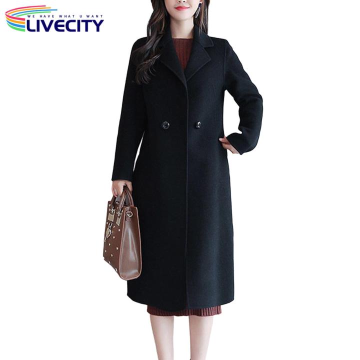 Mid-length%20Woolen%20Cardigan%20Stylish%20Women's%20Woolen%20Coat%20with%20Lapel%20Pockets%20Trendy%20Mid-length%20Cardigan%20for%20Autumn/winter%20Women%20Woolen%20Coat%20-%20Image%203