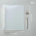 A4 Size 3 Ring Binder File Folder ,1.5 Inch Binder Planner Organizer Holds 8.5'' x 11'' Paper, Large Clear View Binder Folder minghao. 