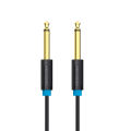 VENTION 6.5mm Audio Cable Male to Male Audio Cable HiFi Gold-plated for Guitar/Amplifier/ Microphone 10m (Black).