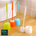 High Quality Toilet Brush Holder Set Plastic Round Plastic Cleaning Brushes Toilet Brush for Bathroom.