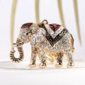 Creative Elephant Key Chain Accessories Cute Animal Keychains Fashion Keyrings Women Bag Charm Pendant Car Key Rings Holder.