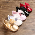 Spring and Autumn New 0-1 Year Old Girl Shoes Soft Sole Bow Fashion Cute Baby Walking Shoes.